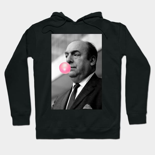 Pablo Neruda Hoodie by TheLiterarian